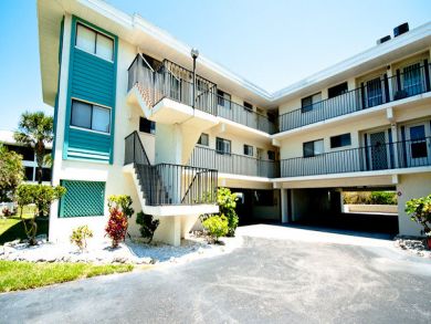 Exterior view of condos